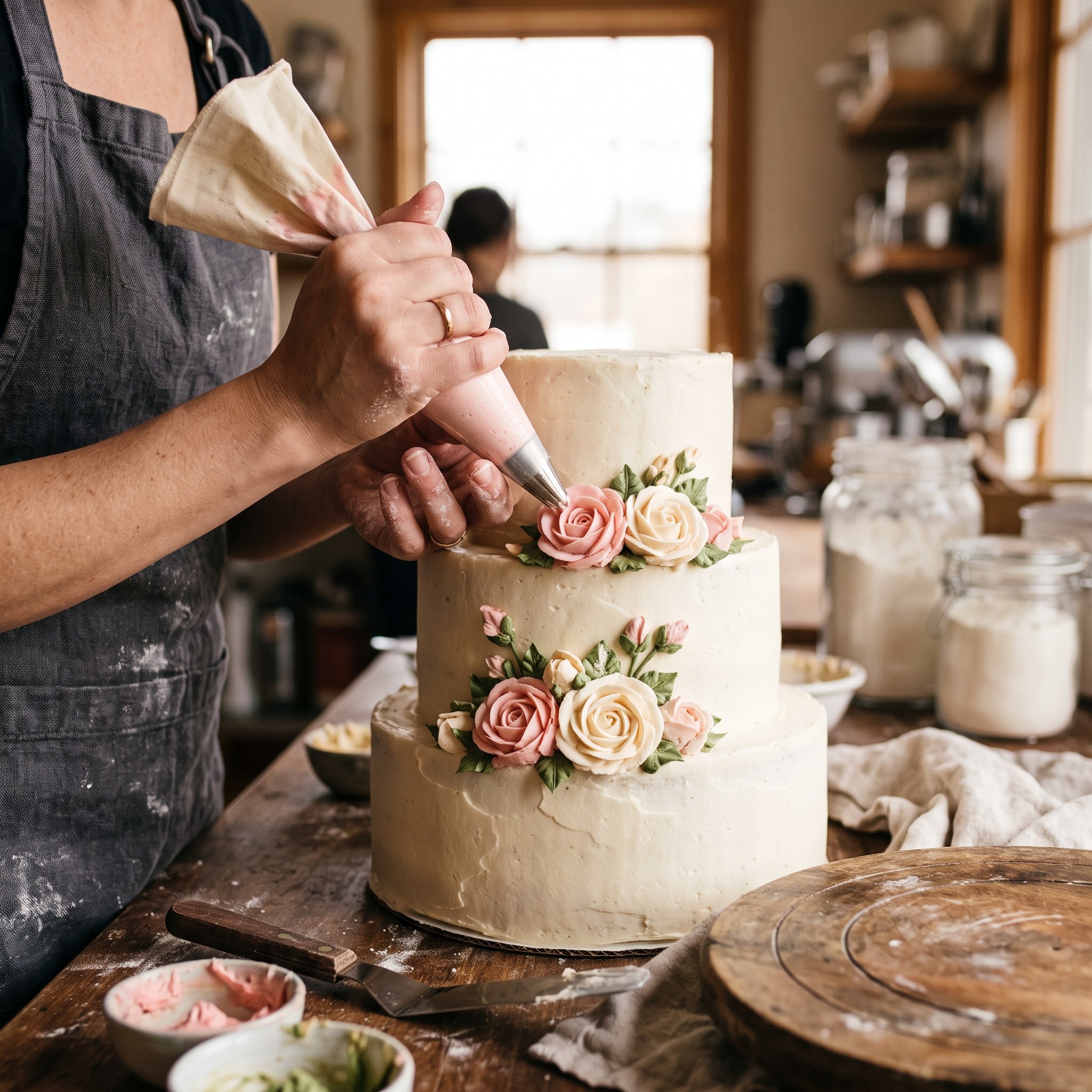 Baking a cake